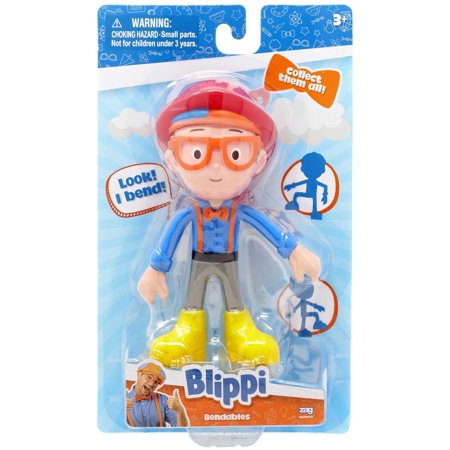 Blippi Bendables Fireman Figure
