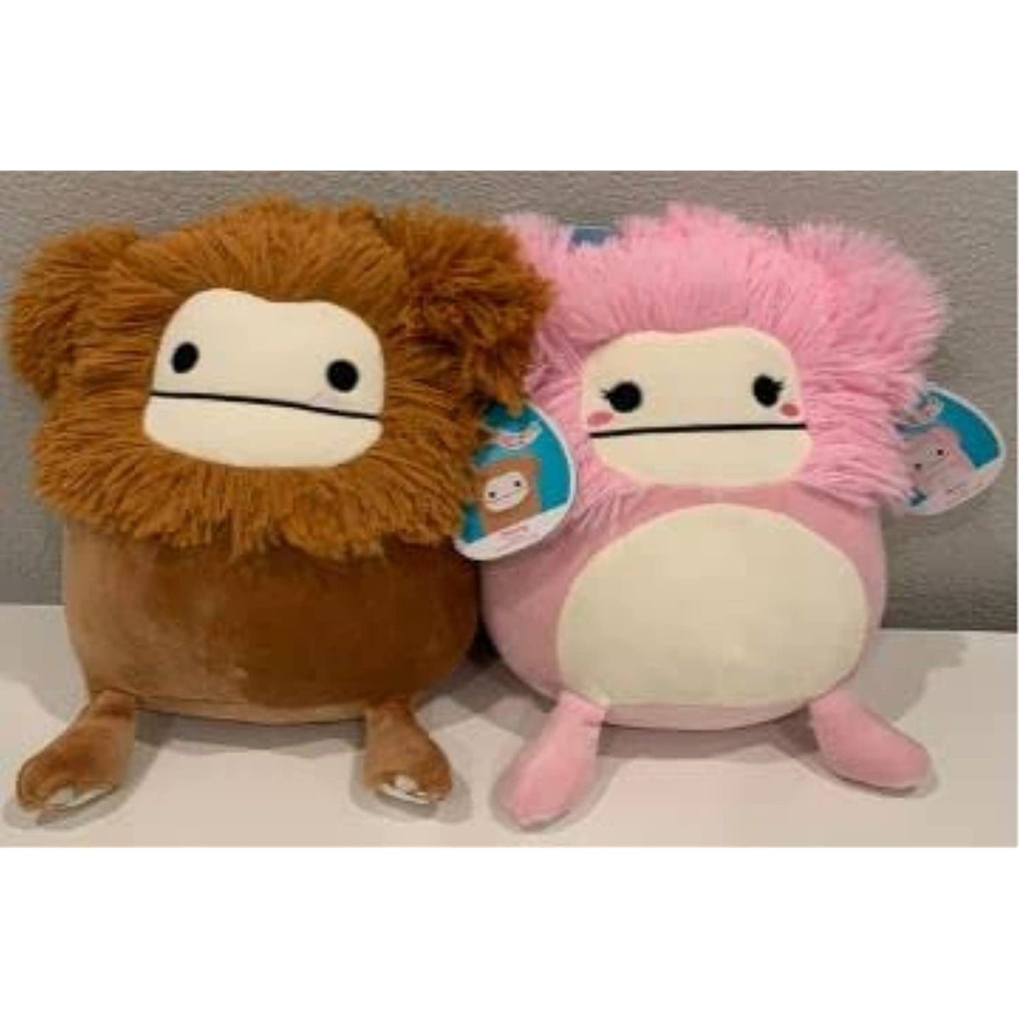 Squishmallows Benny the Bigfoot & Brina the Bigfoot 8" Plush Stuffed Animals