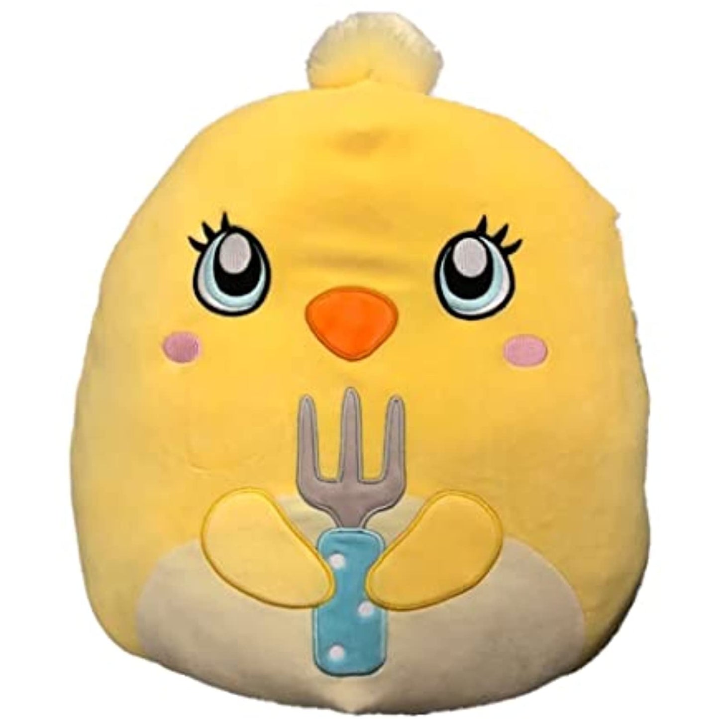 Squishmallows Aimee the Easter Chick with Fork 16" Plush Stuffed Animal