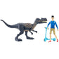 Jurassic World Human & Dino Pack Kenji & Monolophosaurus Action Figures