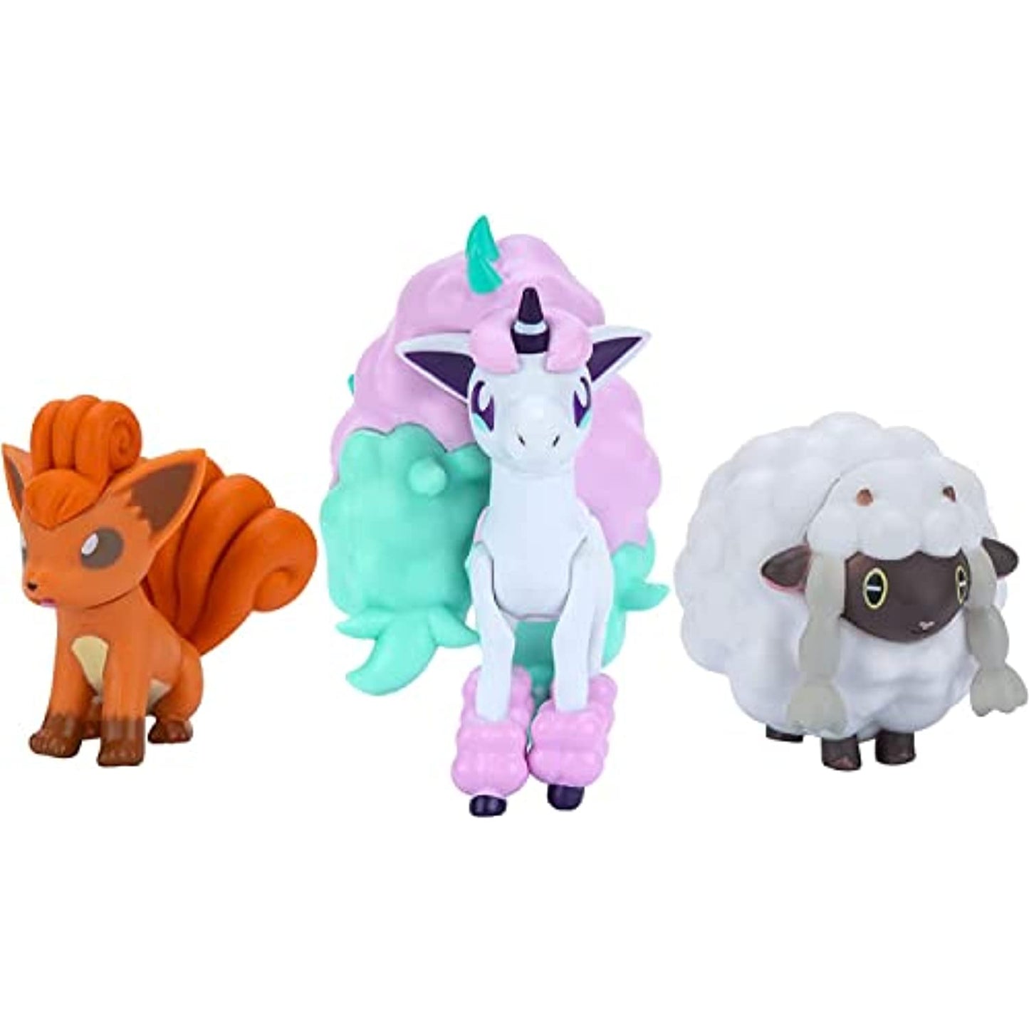 Pokemon Figures Galarian Ponita, Vulpix & Wolly - 5-8 cm Pokémon Figures - Latest Wave 2021 - Officially Licensed Pokemon Toy