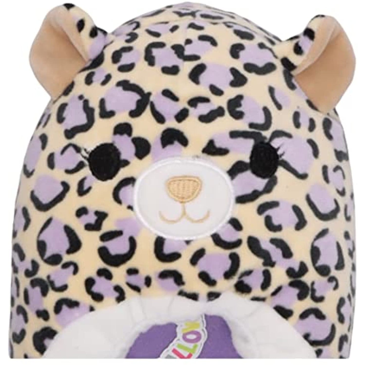 Squishmallows Ashlyn the Purple Cheetah Plush Kids Slippers