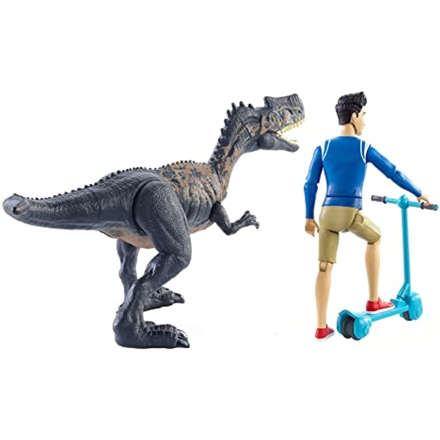 Jurassic World Human & Dino Pack Kenji & Monolophosaurus Action Figures