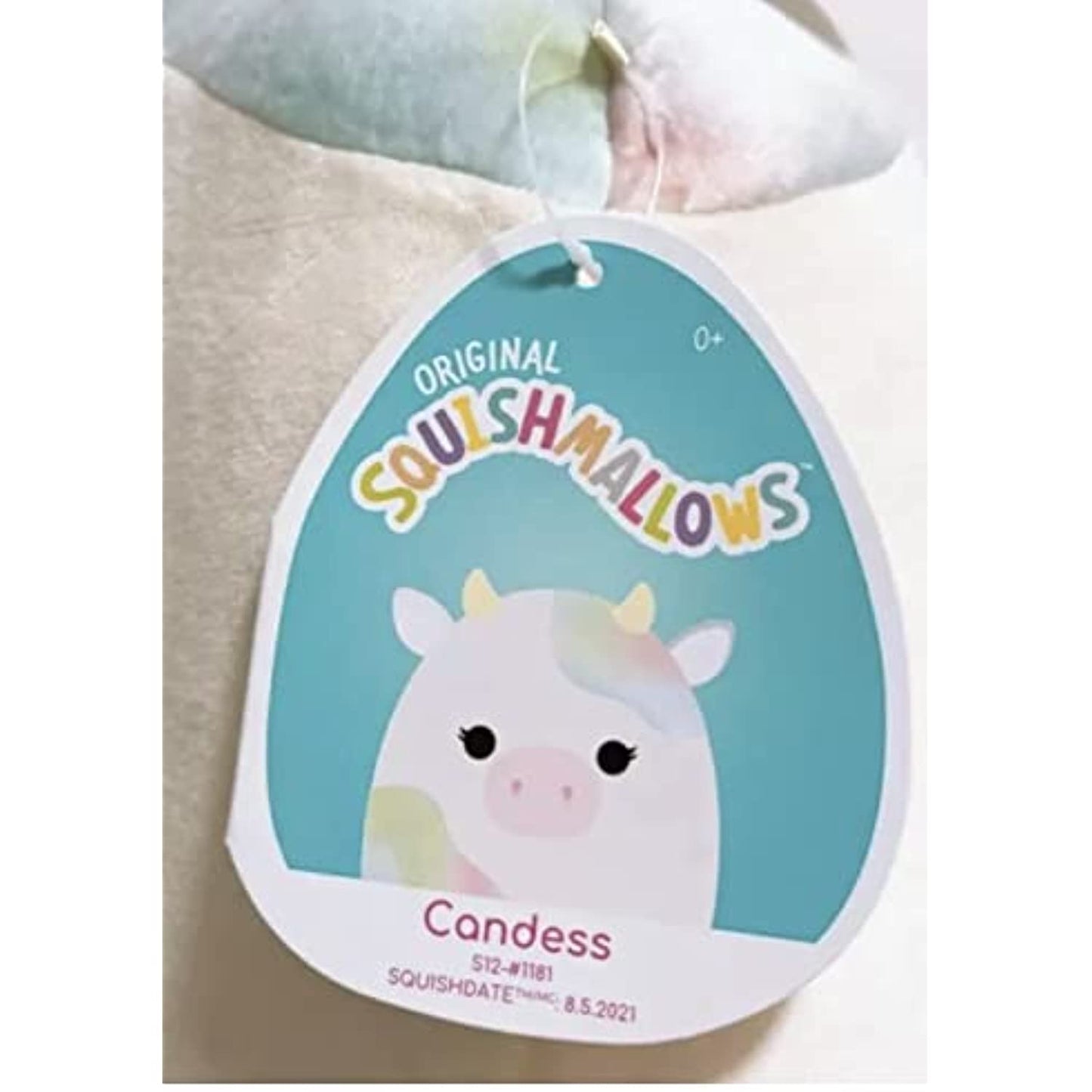 Squishmallows Candess the Pastel Cow 12" Plush Stuffed Animal