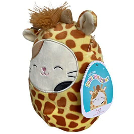 Squishmallows Cam the Cat in Giraffe Costume 7" Plush Stuffed Animal