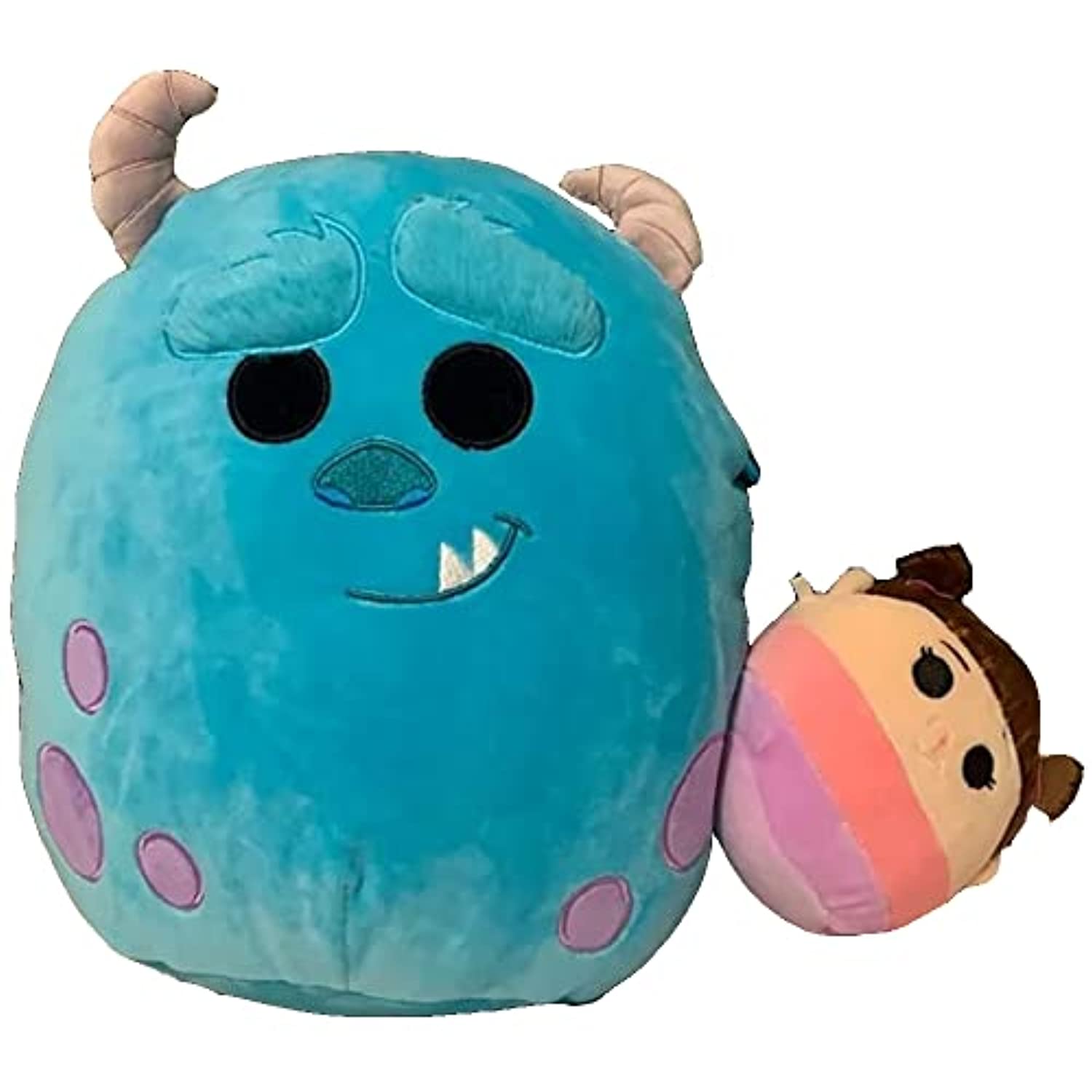 sully from monsters inc stuffed animal Squishmallows Disney Monsters Inc Sully with Boo Plush Stuffed Animals – IC Toys