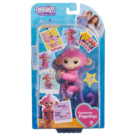 Fingerlings Fashinoista Tiffany the Monkey with Diaper and Tutu