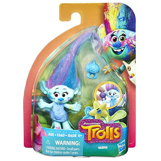 DreamWorks Trolls Harper Collectible Figure with Critter
