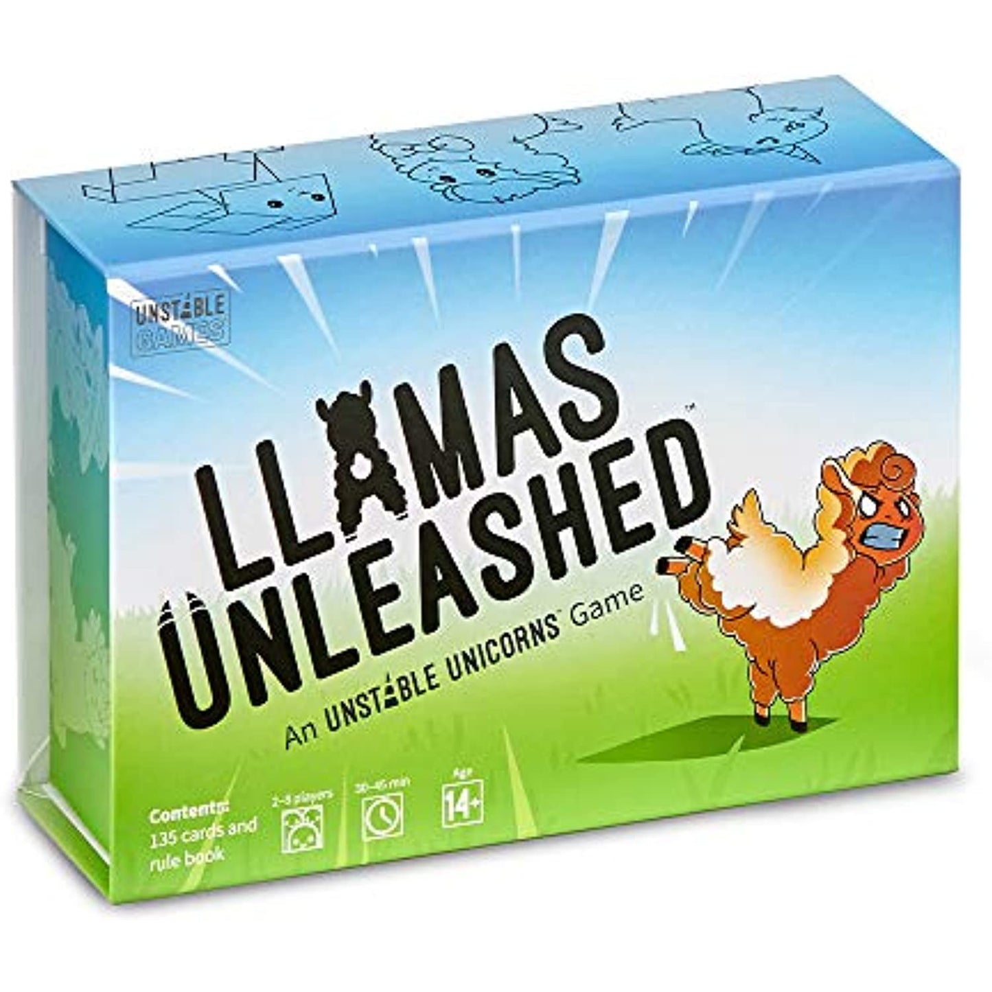 Llamas Unleashed Card Game - from The Creators of Unstable Unicorns - A Strategic Card Game & Party Game for Adults & Teens