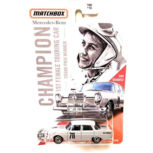 Matchbox '62 Ewy Rosqvist Mercedes-Benz 220 SE Sedan 1:64 Diecast Car