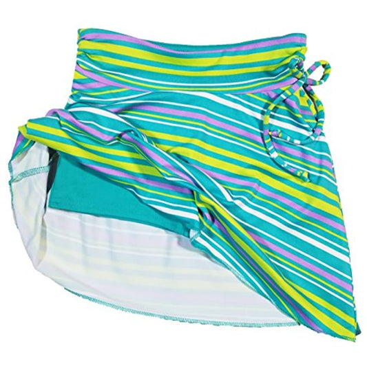 Tranquility Girls Sporty Skort Green Stripes 6 7 8