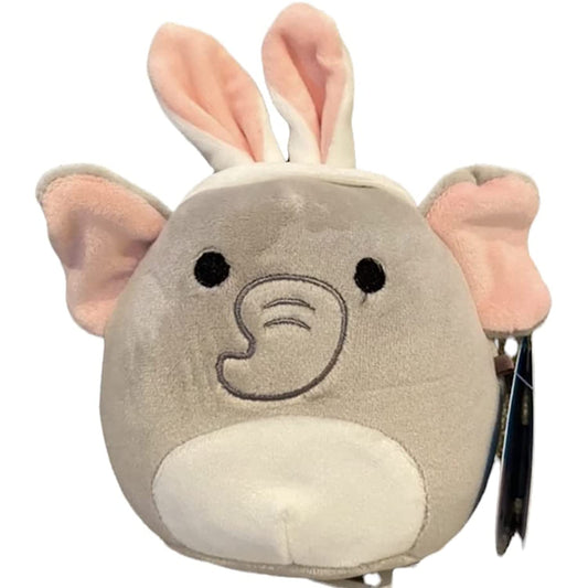 Squishmallows Cherish the Elephant with Easter Bunny Ears 4.5" Plush Stuffed Animal