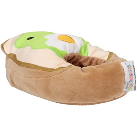 Squishmallows Sinclair the Avocado Toast Kids Plush Slippers