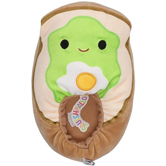 Squishmallows Sinclair the Avocado Toast Kids Plush Slippers