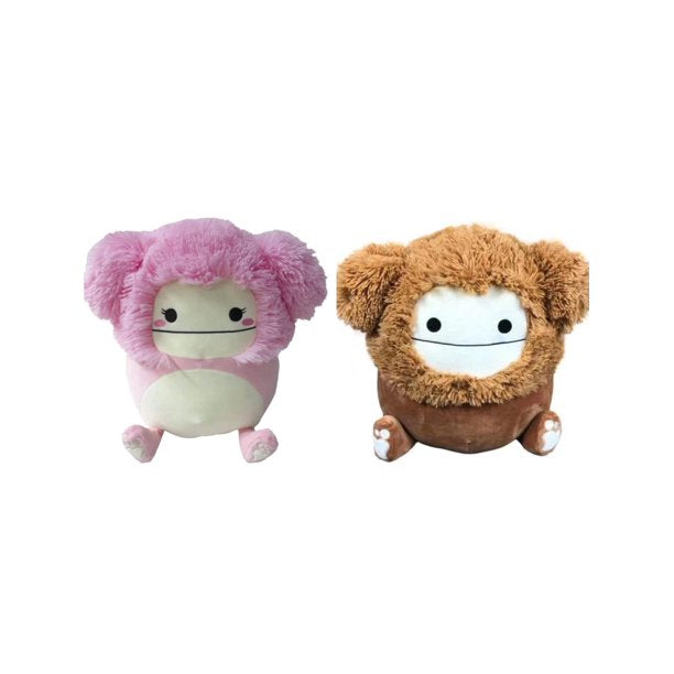 Squishmallows Benny the Bigfoot & Brina the Bigfoot 8" Plush Stuffed Animals