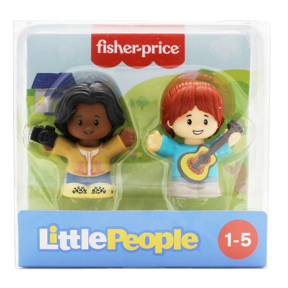 Fisher-Price Little People Photographer and Guitar Player Figures Play Set
