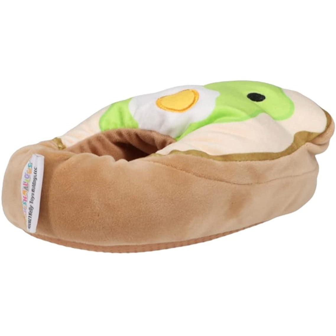 Squishmallows Sinclair the Avocado Toast Kids Plush Slippers
