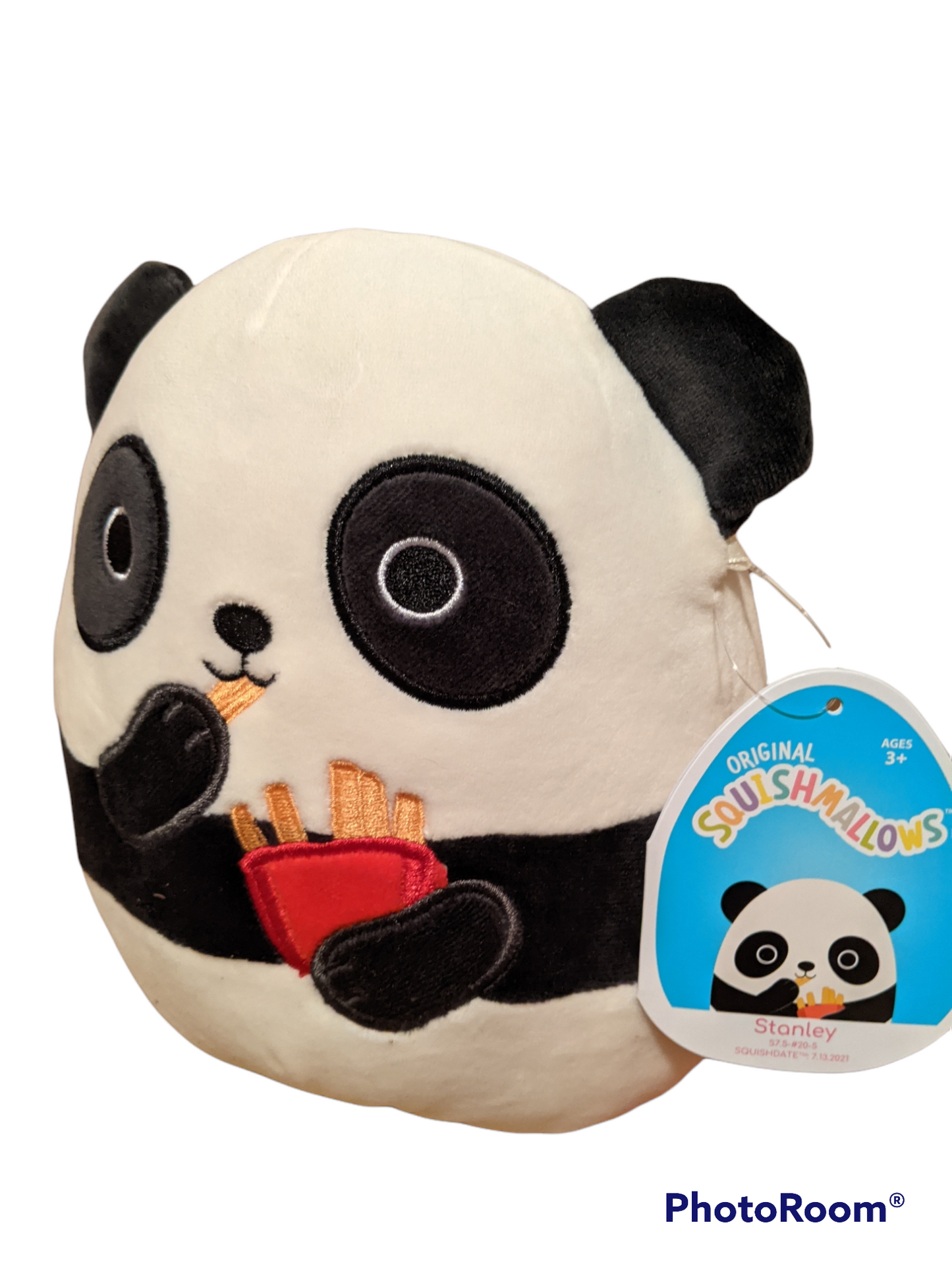 Squishmallows Stanly the Panda with French Fries Foodie Squad 7.5" Plush Stuffed Animal
