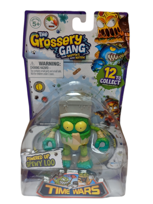 The Grossery Gang Time Wars Powered Up Spewy Loo 3" Figure
