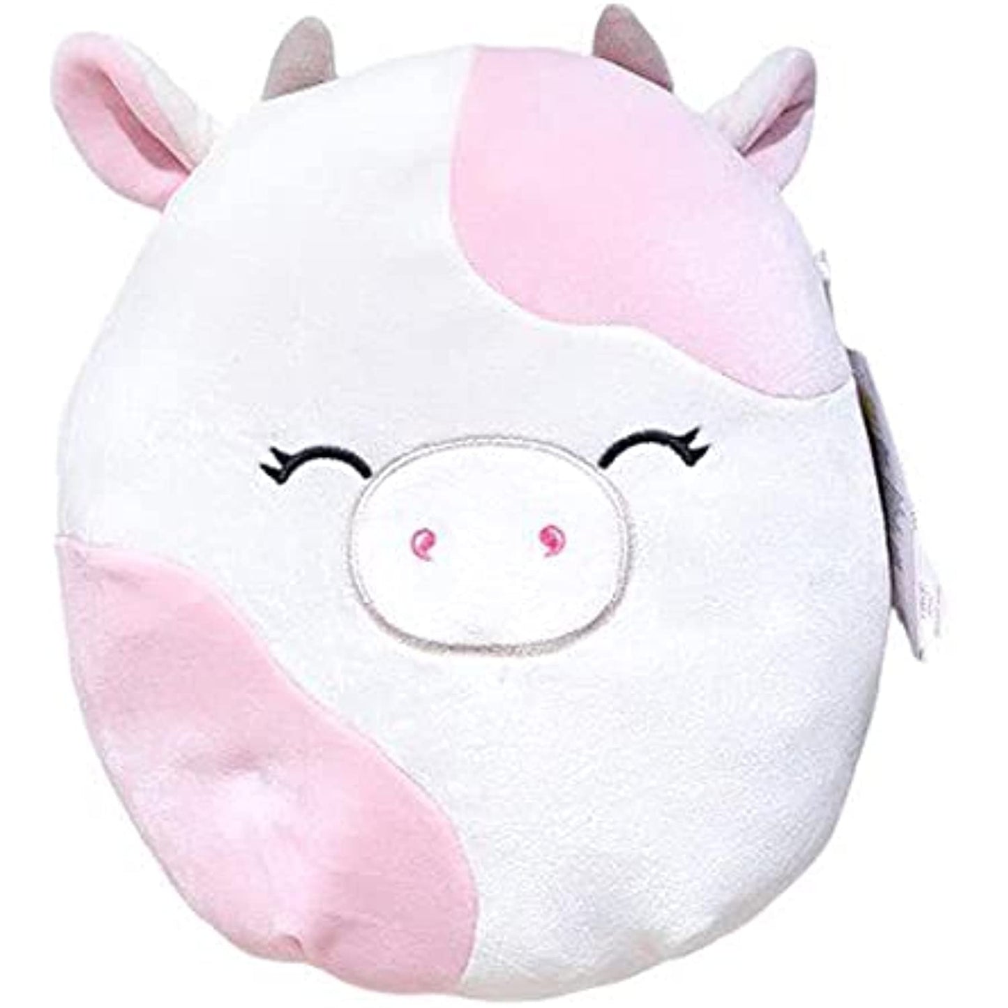 Squishmallows Caedyn the Sleepy Pink Cow 10" Plush Stuffed Animal