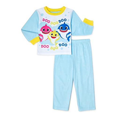 Baby Shark Baby & Toddler Blue 2-Piece Pajama Set PJs