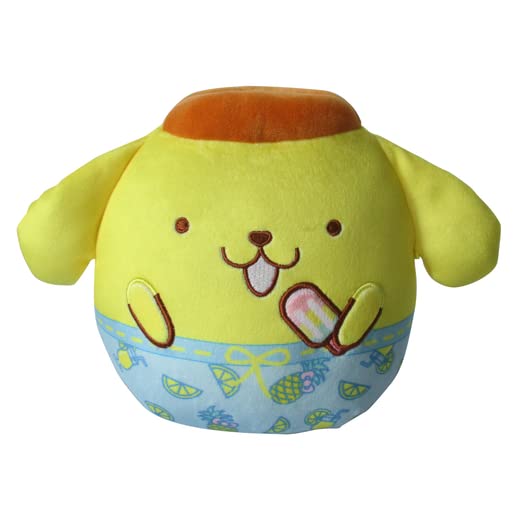 Squishmallow Official Kellytoy Plush 6.5 Inch Squishy Stuffed Toy Animal (Pompompurin)