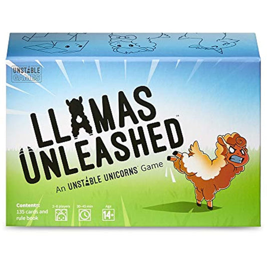 Llamas Unleashed Card Game - from The Creators of Unstable Unicorns - A Strategic Card Game & Party Game for Adults & Teens