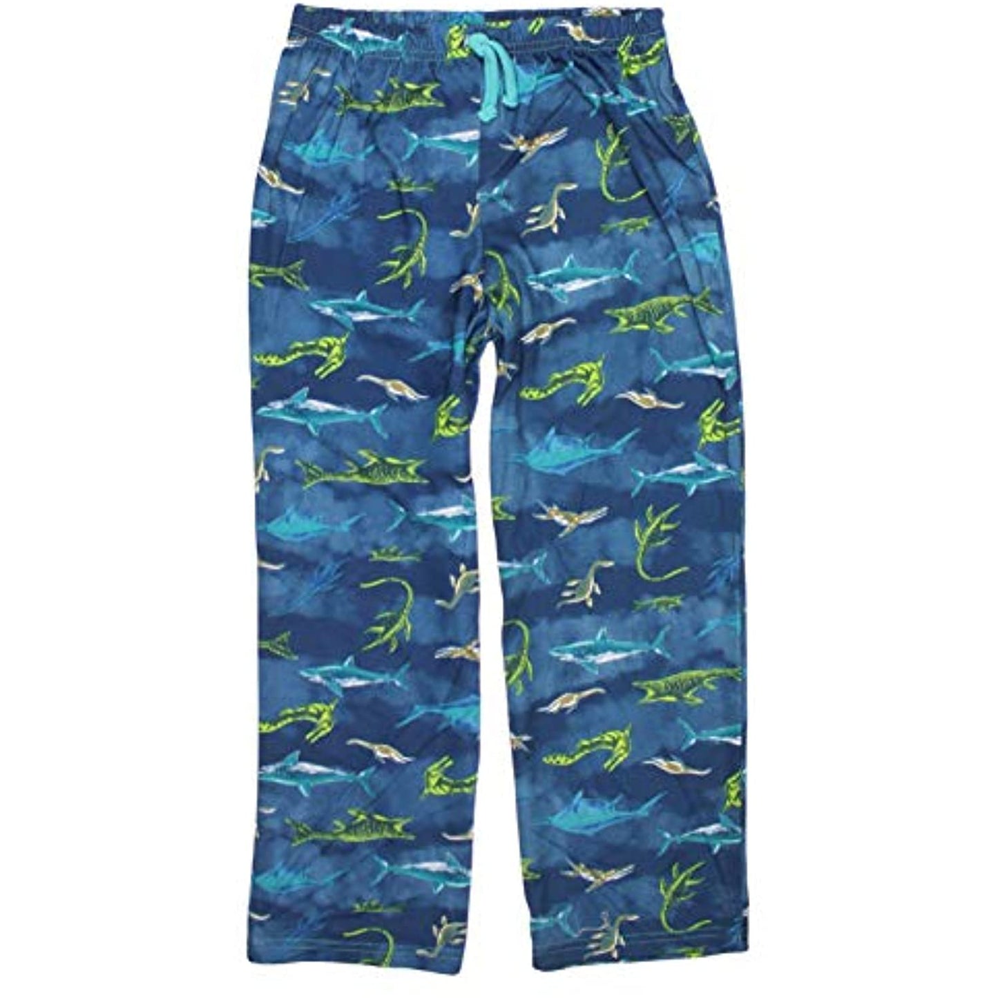 BedHead Pajamas PJs Boys' 3 Piece Set Sharks Dinosaurs Megalodon 12