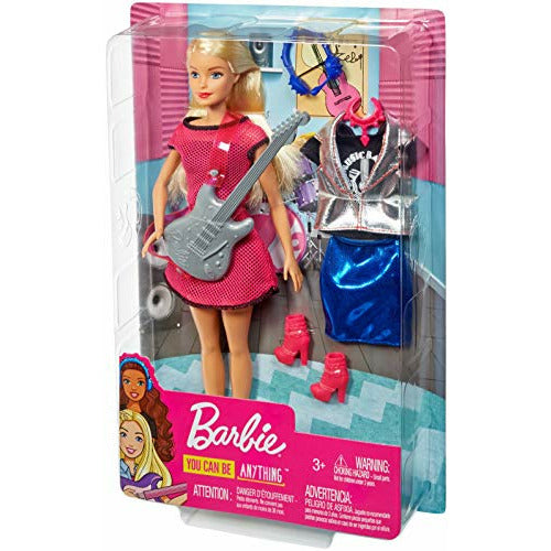Barbie Rockstar Singer Musician Doll with Guitar