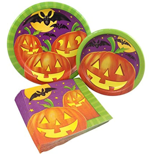 Pumpkin Shine Halloween Party Supply Pack for 8