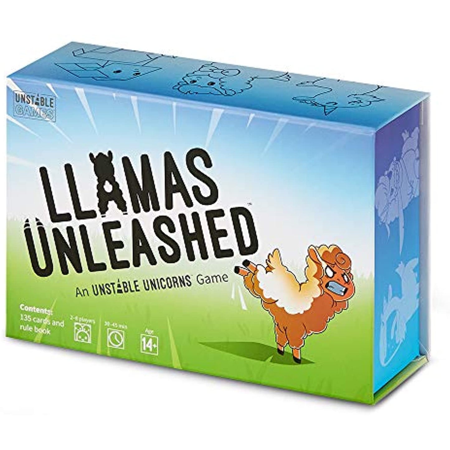 Llamas Unleashed Card Game - from The Creators of Unstable Unicorns - A Strategic Card Game & Party Game for Adults & Teens