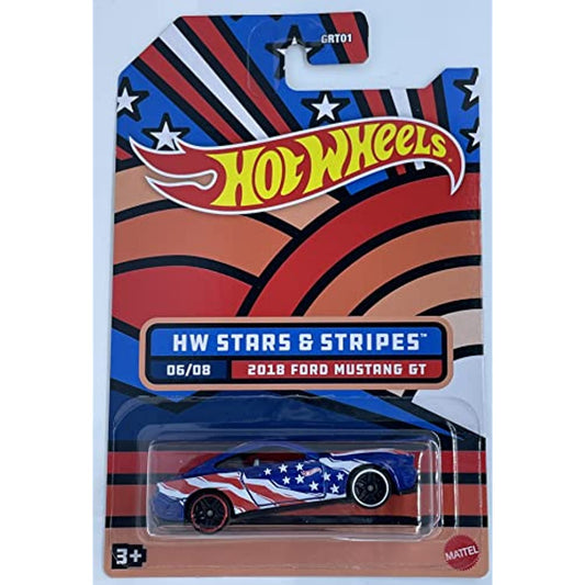 Hot Wheels 2022 - 2018 Ford Mustang GT - Stars & Stripes - 6/8