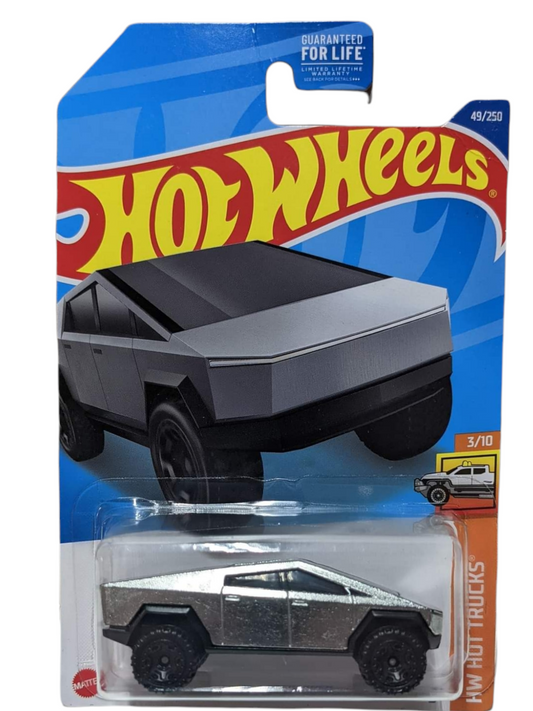 Hot Wheels Tesla Cybertruck 49/250 Hot Wheels Trucks 3/10 1:64 Diecast Car