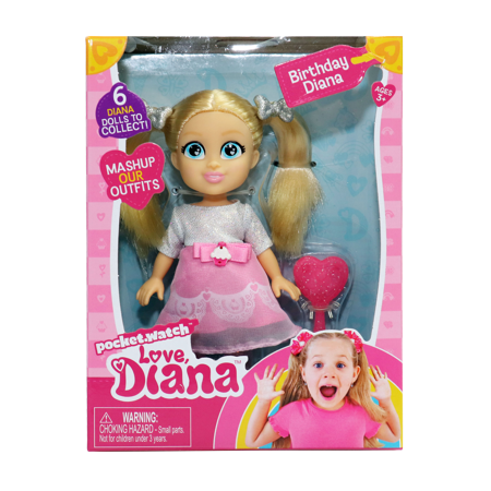 Love, Diana Birthday, 6" Doll