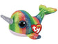 TY Beanie Boos NORI the Narwhal with Glitter Eyes 6" Plush Stuffed Animal