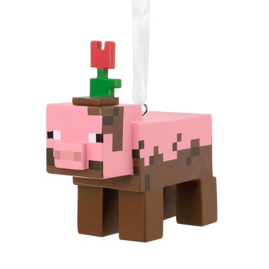 Hallmark Minecraft Earth Muddy Pig Christmas Ornament